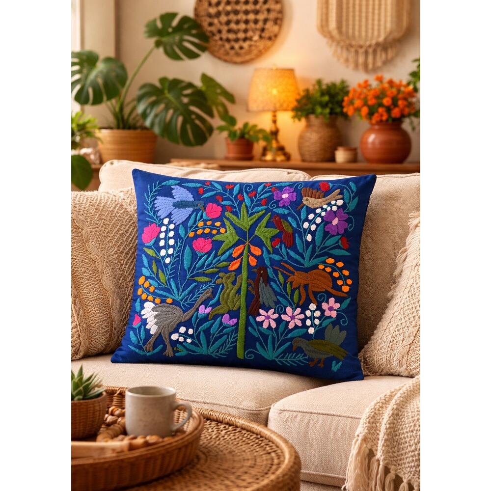 Handmade Whimsical Animal Pillow Cover